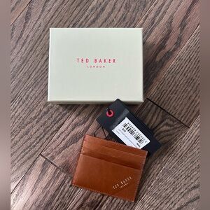 Ted Baker Raffle Embossed Corner Leather Cardholder